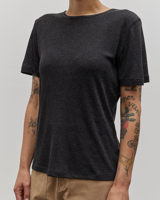 Mijeong Park Ribbed T-Shirt, Charcoal