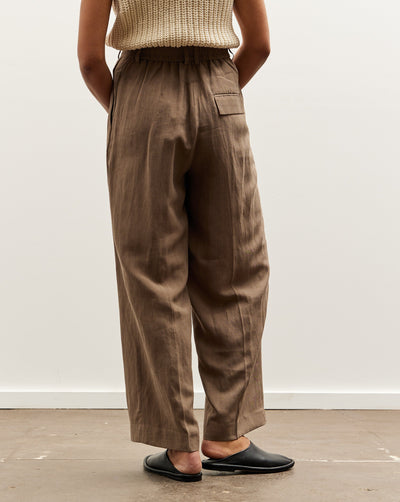 Mijeong Park Wide Leg Pants, Dark Tan