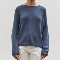 Mijeong Park Boatneck Sweater, Navy