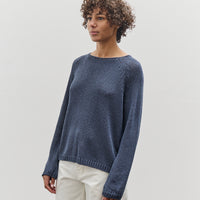 Mijeong Park Boatneck Sweater, Navy