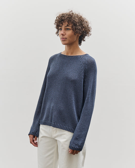 Mijeong Park Boatneck Sweater, Navy
