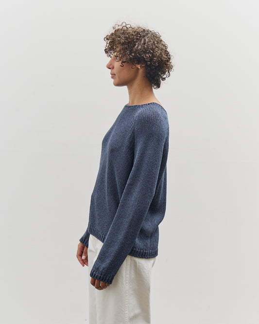 Mijeong Park Boatneck Sweater, Navy