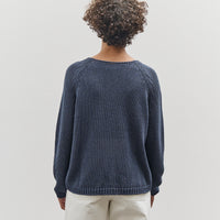 Mijeong Park Boatneck Sweater, Navy