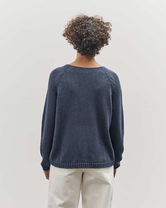 Mijeong Park Boatneck Sweater, Navy