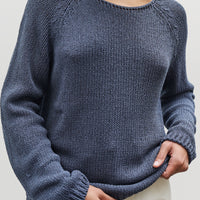 Mijeong Park Boatneck Sweater, Navy