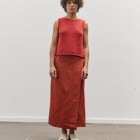 Mijeong Park Boat Neck Knit Tank, Red