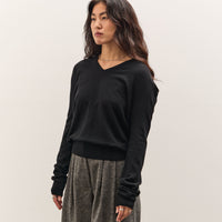Mijeong Park Cashmere Blend V-Neck Knit, Black