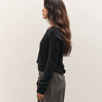 Mijeong Park Cashmere Blend V-Neck Knit, Black