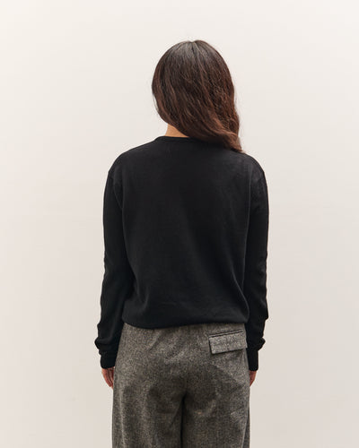 Mijeong Park Cashmere Blend V-Neck Knit, Black