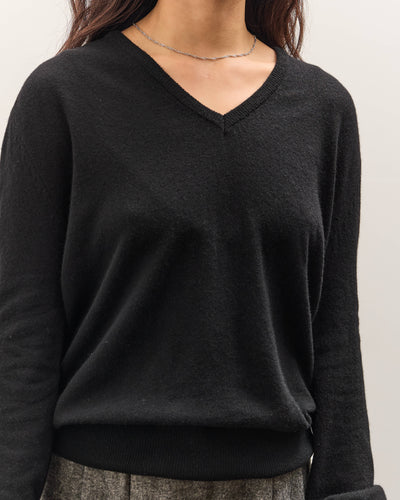 Mijeong Park Cashmere Blend V-Neck Knit, Black