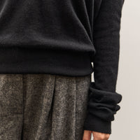 Mijeong Park Cashmere Blend V-Neck Knit, Black