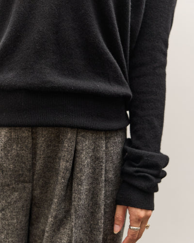 Mijeong Park Cashmere Blend V-Neck Knit, Black