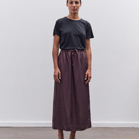 Mijeong Park Drawstring Midi Skirt, Dark Brown