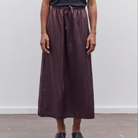 Mijeong Park Drawstring Midi Skirt, Dark Brown