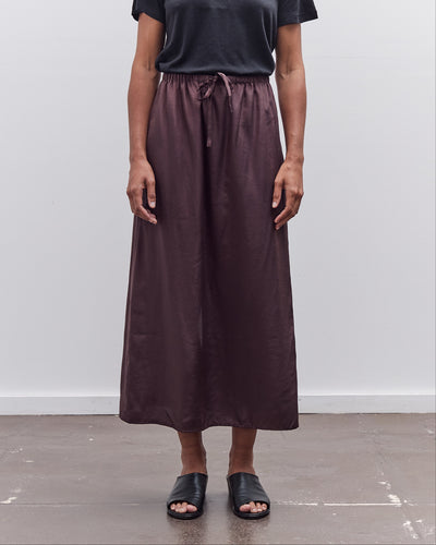 Mijeong Park Drawstring Midi Skirt, Dark Brown