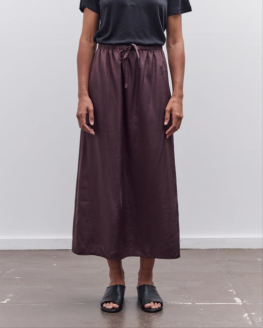 Mijeong Park Drawstring Midi Skirt, Dark Brown