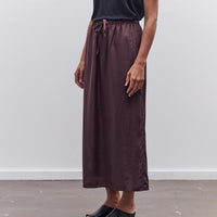Mijeong Park Drawstring Midi Skirt, Dark Brown