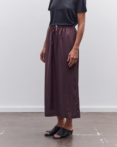 Mijeong Park Drawstring Midi Skirt, Dark Brown
