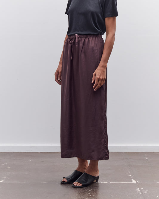 Mijeong Park Drawstring Midi Skirt, Dark Brown