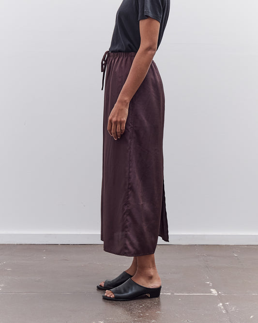Mijeong Park Drawstring Midi Skirt, Dark Brown