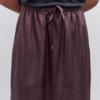 Mijeong Park Drawstring Midi Skirt, Dark Brown