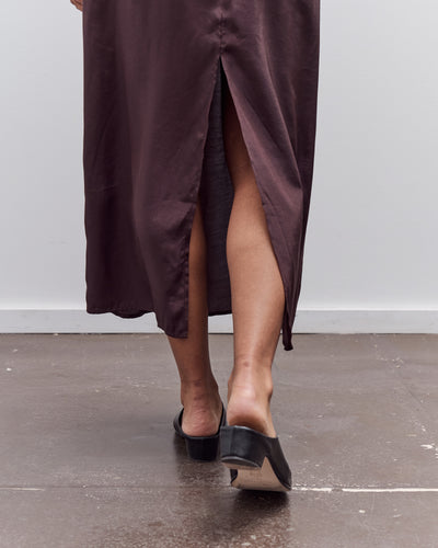 Mijeong Park Drawstring Midi Skirt, Dark Brown