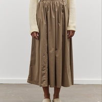 Mijeong Park Gathered Skirt, Light Brown