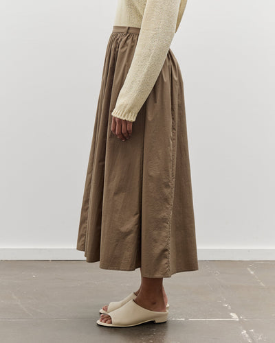 Mijeong Park Gathered Skirt, Light Brown