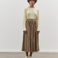 Mijeong Park Gathered Skirt, Light Brown