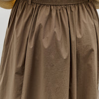 Mijeong Park Gathered Skirt, Light Brown