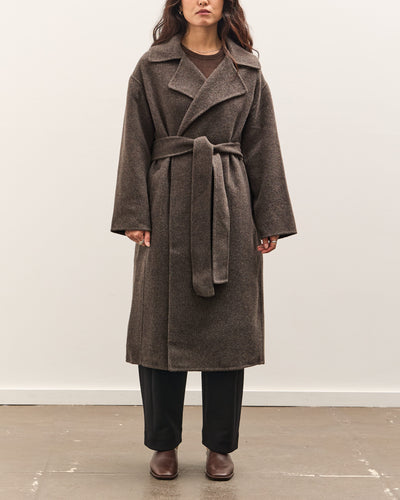 Mijeong Park Handmade Belted Wool Coat, Brown