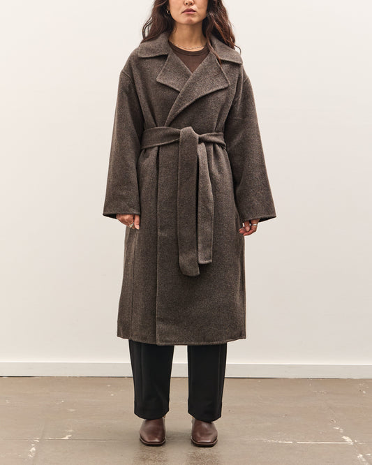 Mijeong Park Handmade Belted Wool Coat, Brown