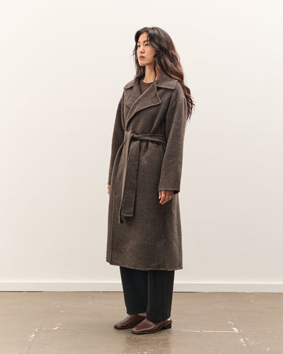 Mijeong Park Handmade Belted Wool Coat, Brown