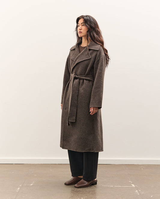 Mijeong Park Handmade Belted Wool Coat, Brown
