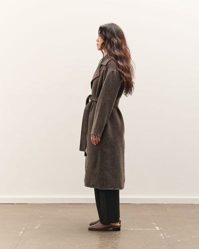 Mijeong Park Handmade Belted Wool Coat, Brown