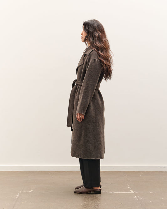 Mijeong Park Handmade Belted Wool Coat, Brown
