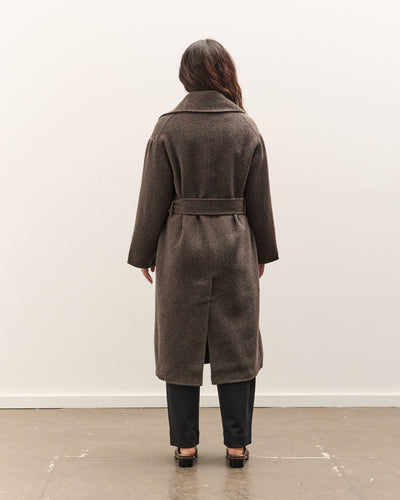 Mijeong Park Handmade Belted Wool Coat, Brown