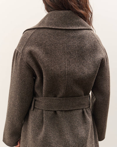 Mijeong Park Handmade Belted Wool Coat, Brown