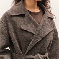 Mijeong Park Handmade Belted Wool Coat, Brown