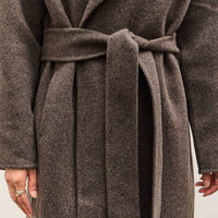 Mijeong Park Handmade Belted Wool Coat, Brown