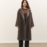 Mijeong Park Handmade Belted Wool Coat, Brown