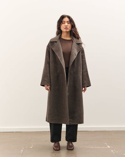 Mijeong Park Handmade Belted Wool Coat, Brown