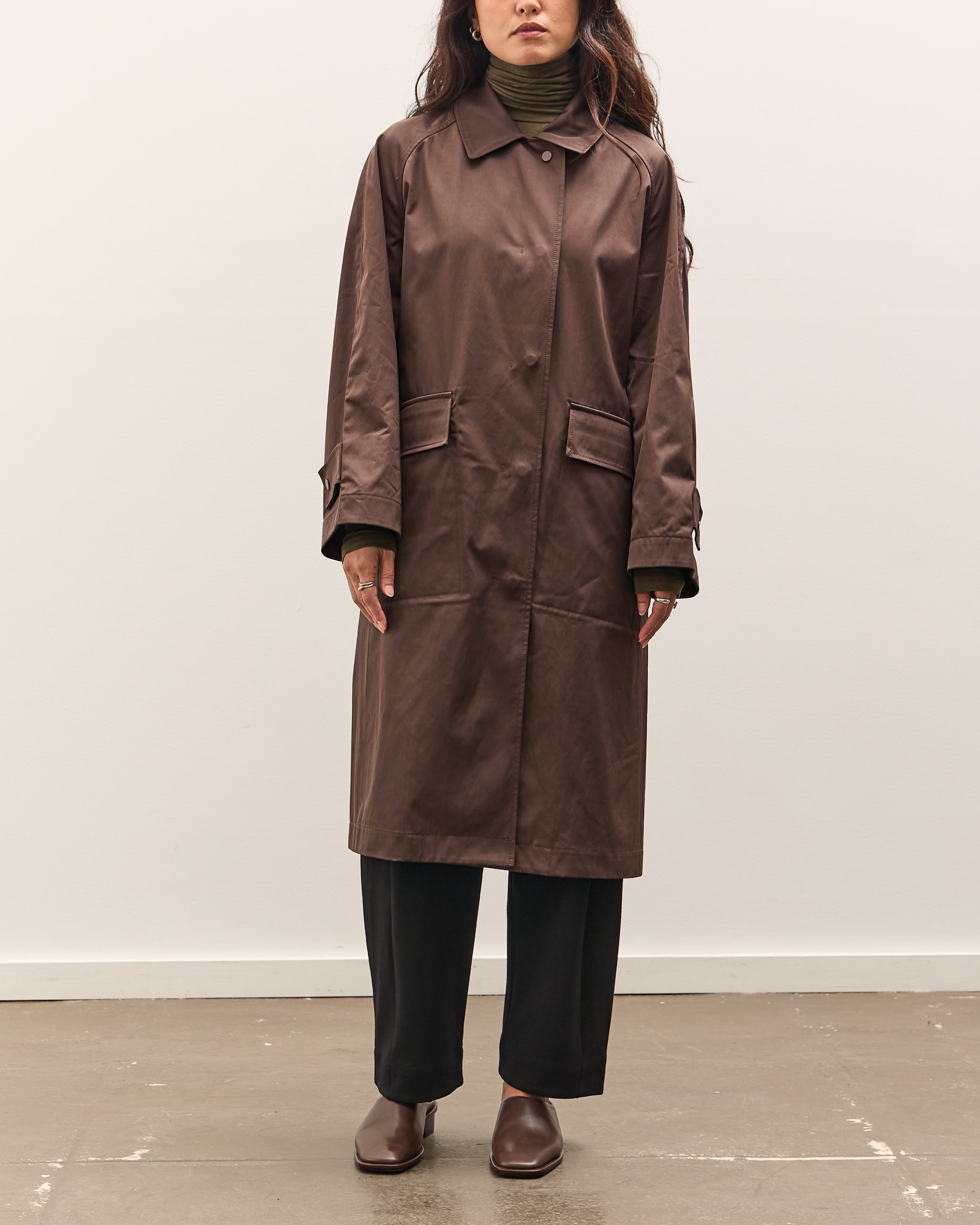Mijeong Park Oversized Trench , Burgundy – Glasswing