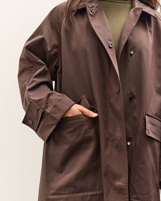 Mijeong Park Oversized Trench , Burgundy