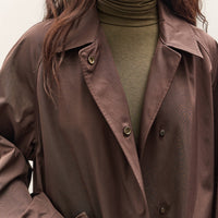 Mijeong Park Oversized Trench , Burgundy