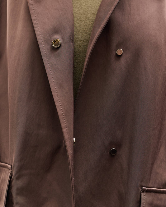 Mijeong Park Oversized Trench , Burgundy