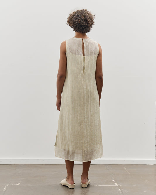 Mijeong Park Pleated Midi Dress, Cream