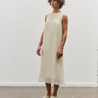 Mijeong Park Pleated Midi Dress, Cream