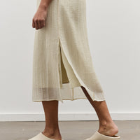 Mijeong Park Pleated Midi Dress, Cream
