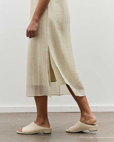 Mijeong Park Pleated Midi Dress, Cream